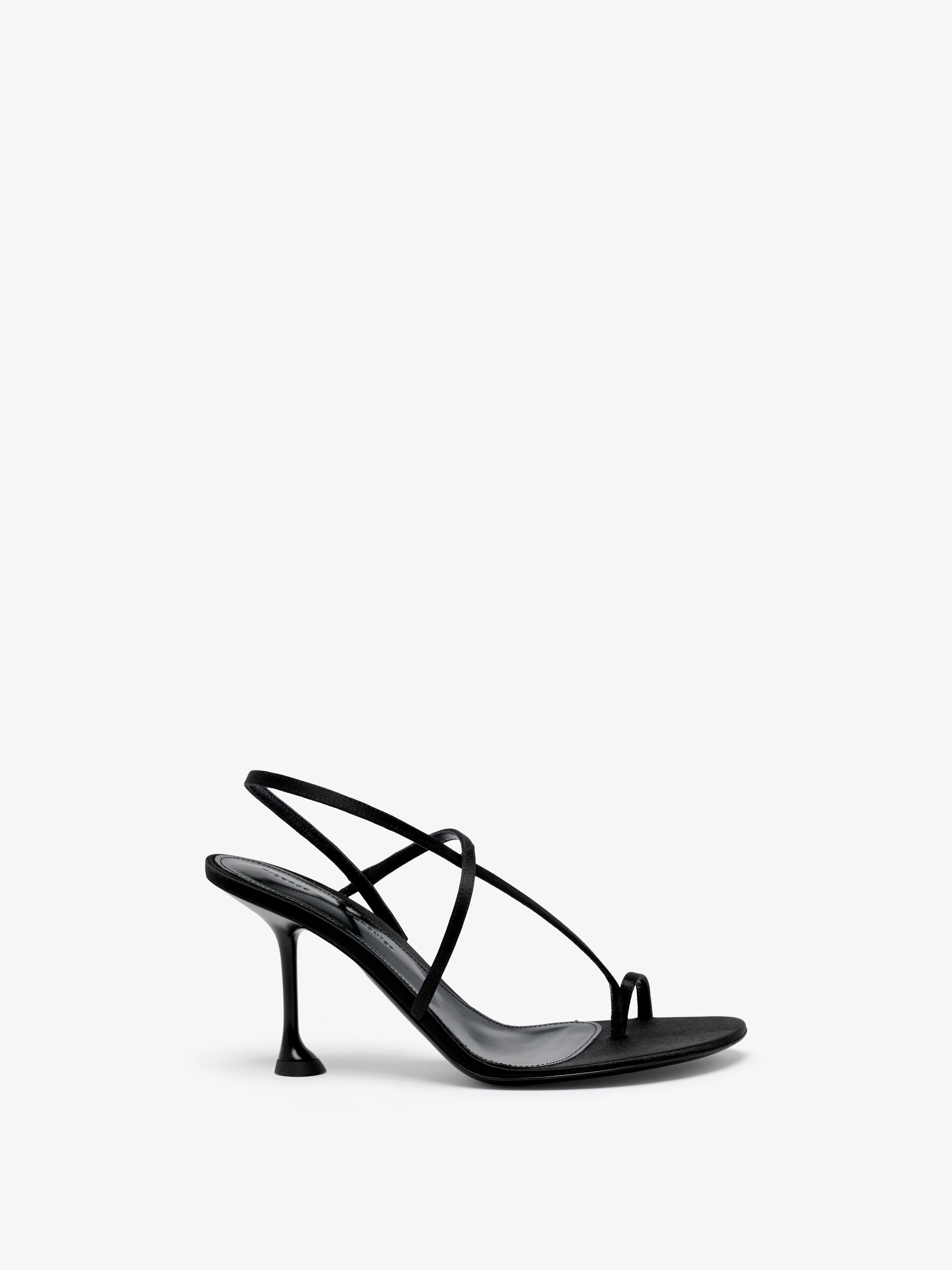 Tee Slingback Sandals in Satin - 1