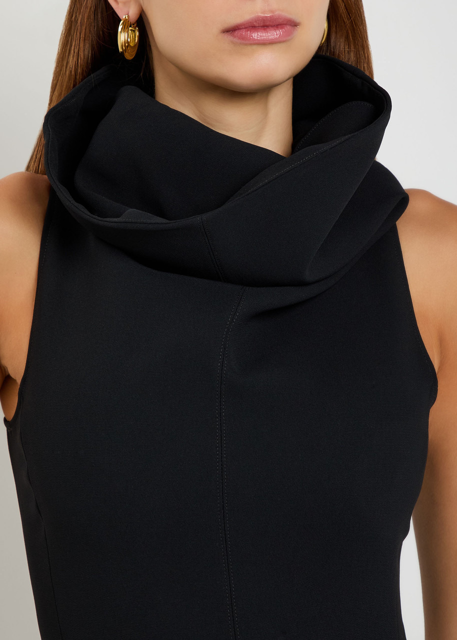Jacquemus La Robe Triangle Crepe Midi Dress - 5