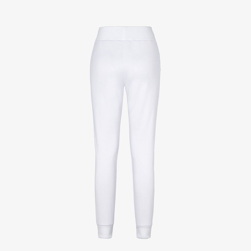 FENDI White jersey jogging pants outlook