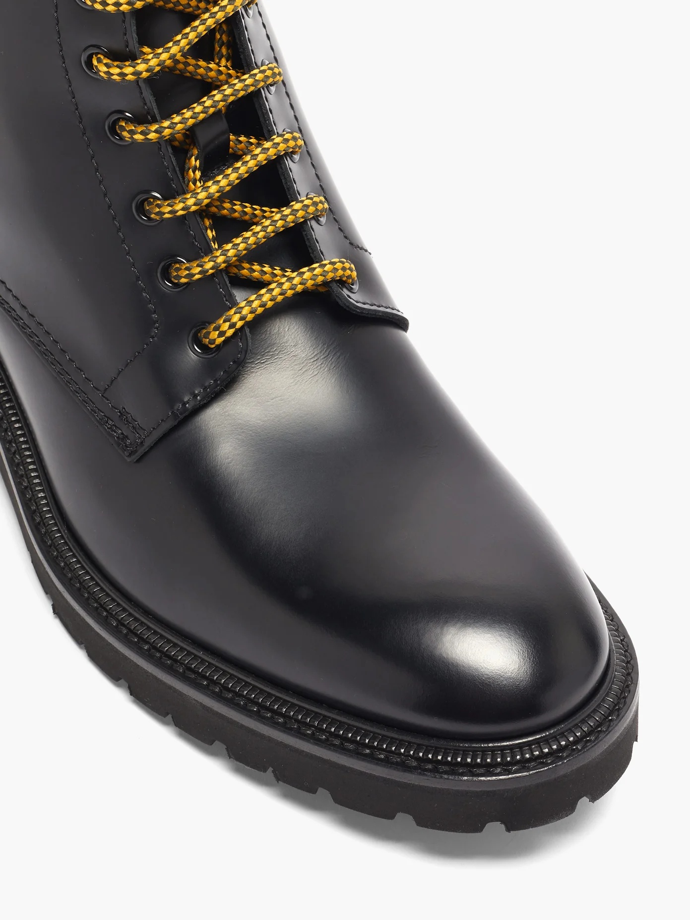 Farley Artist-Stripe leather combat boots - 6