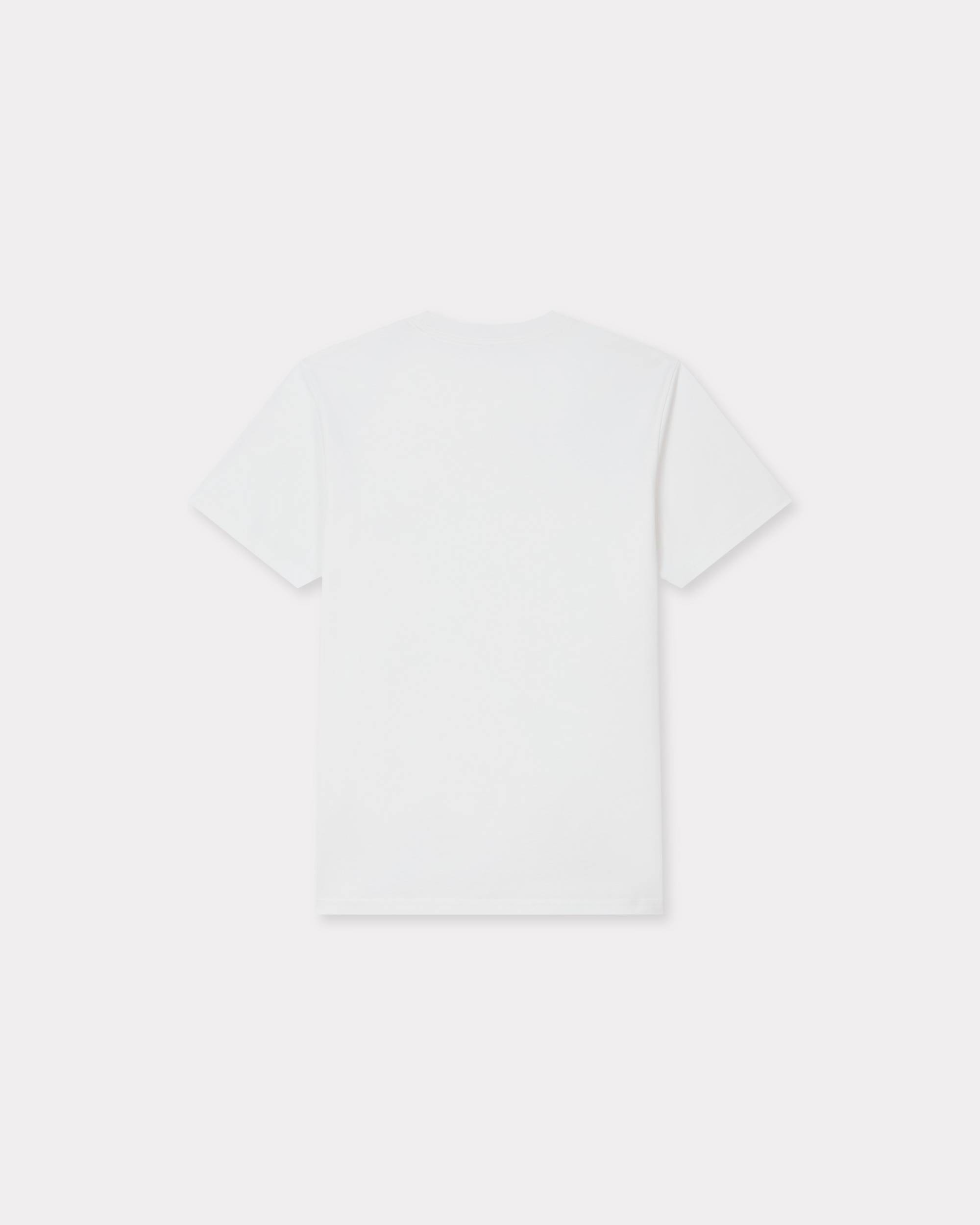 'KENZO Weave' embroidered slim T-shirt in cotton - 2