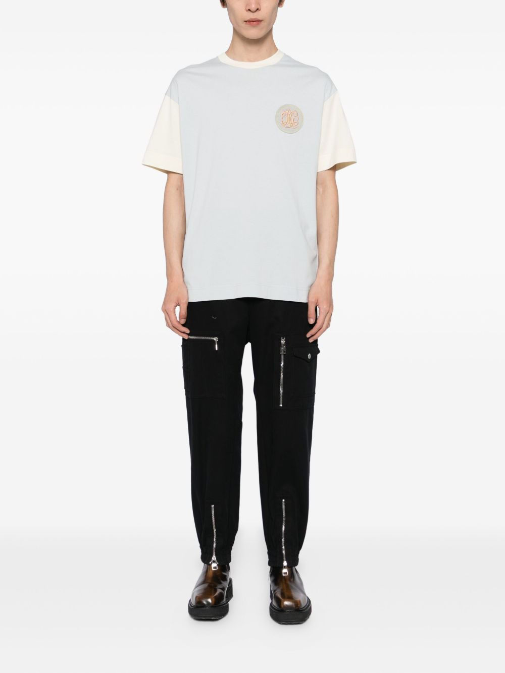 logo-embroidered T-shirt - 2
