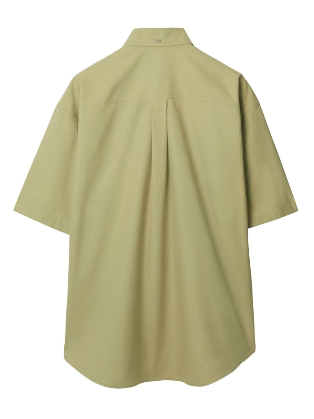logo-embroidered poplin shirt - 5