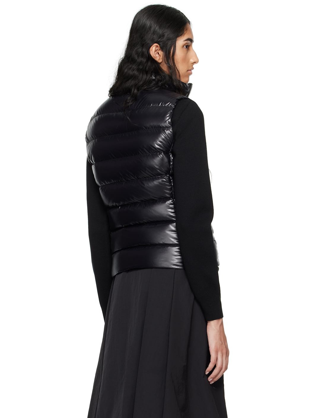 Black Ghany Down Vest - 3