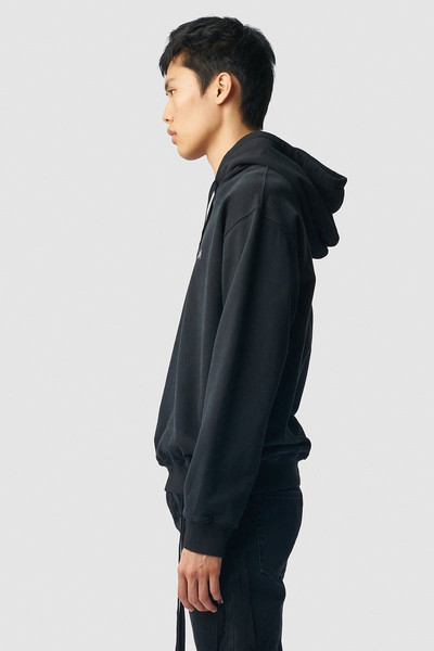 Ann Demeulemeester Christoffel Standard Hoody With Holy Embroidery outlook