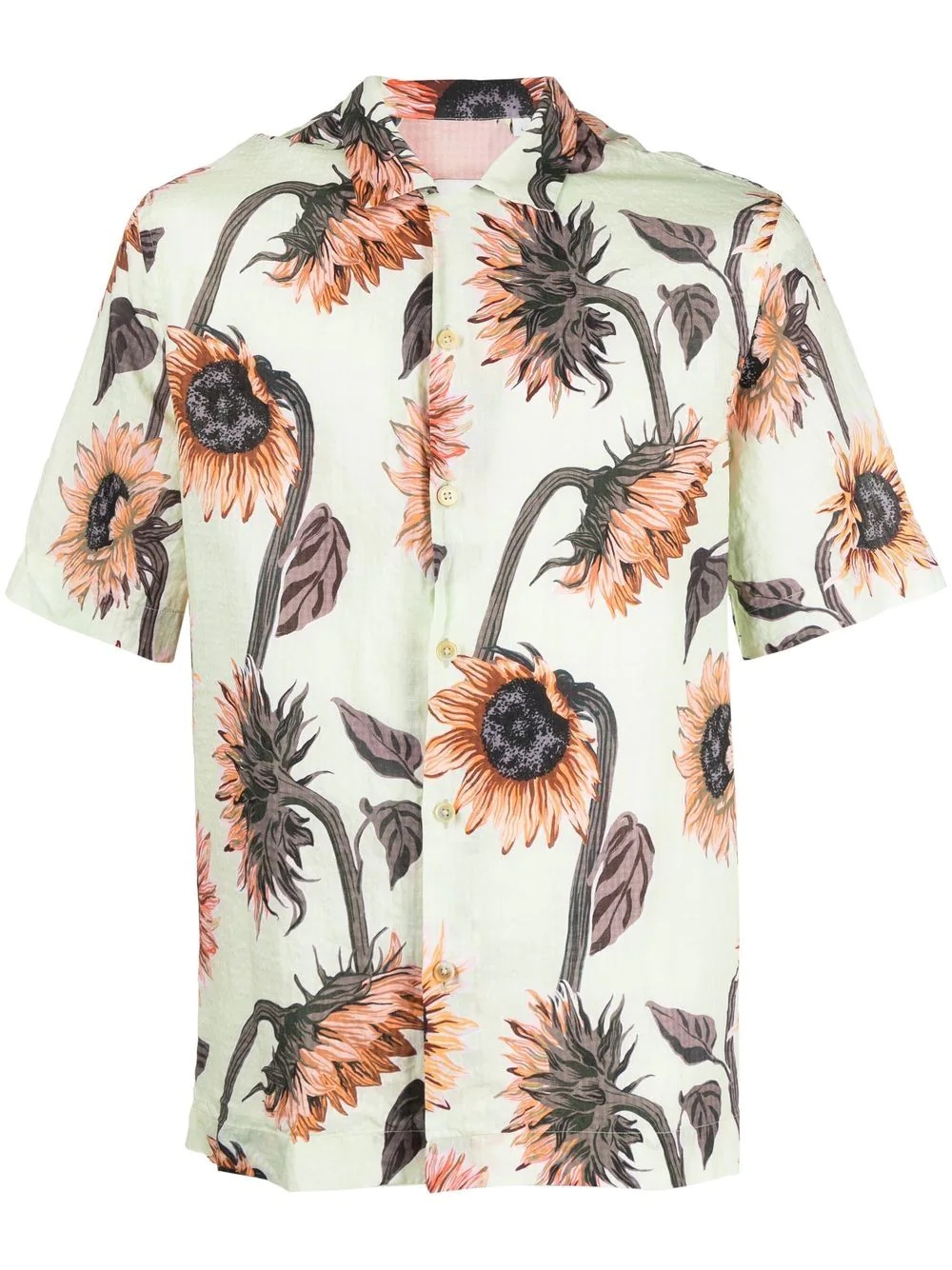 sunflower-print shirt - 1