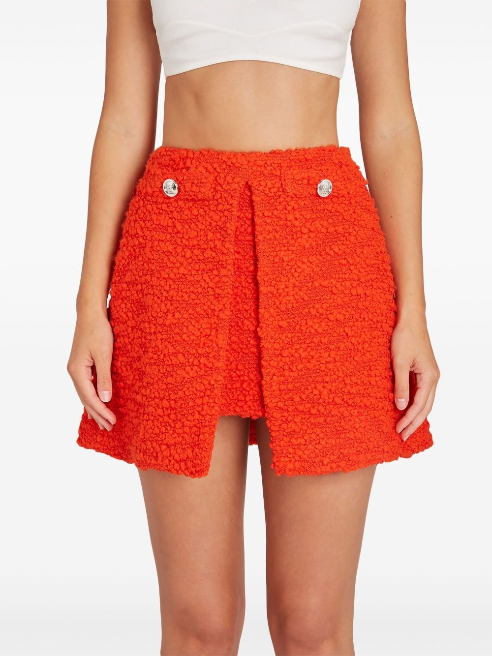 tweed mini skirt - 5