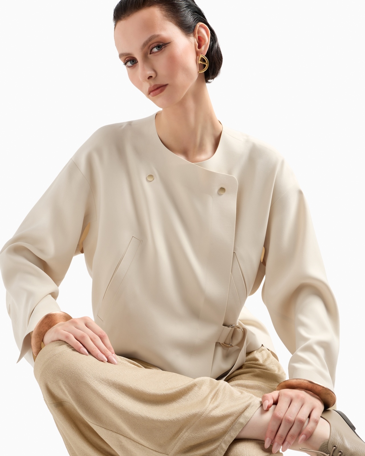 BLOUSON IN TECHNICAL CADY - 6