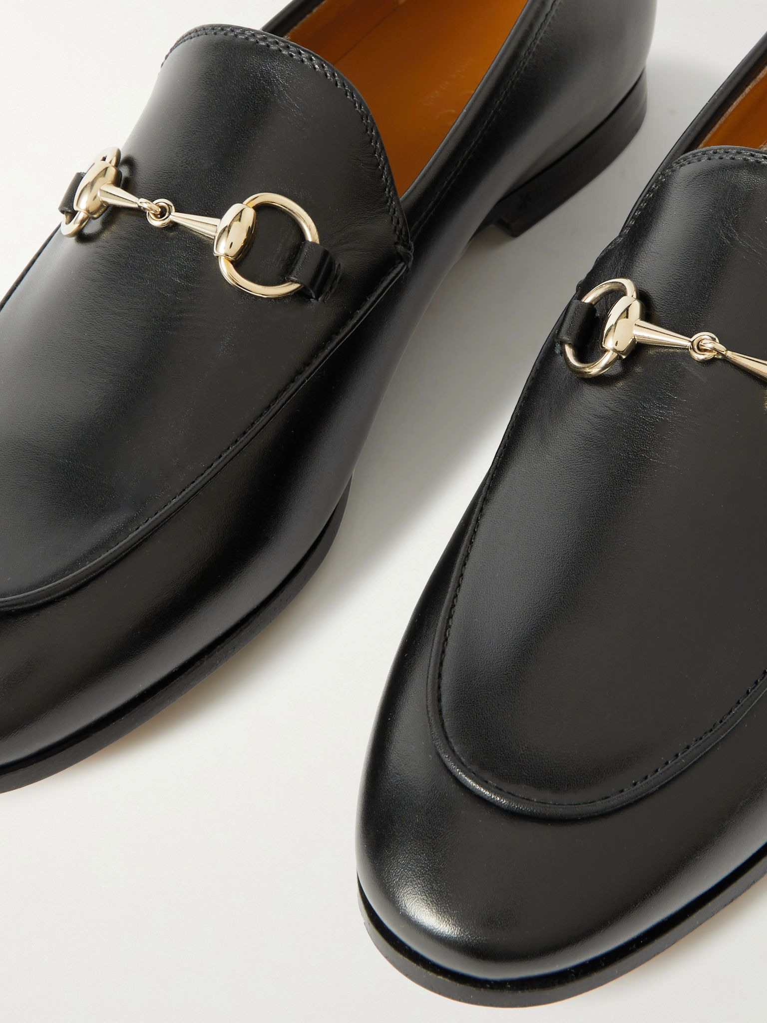 Jordaan horsebit-detailed leather loafers Black - 4
