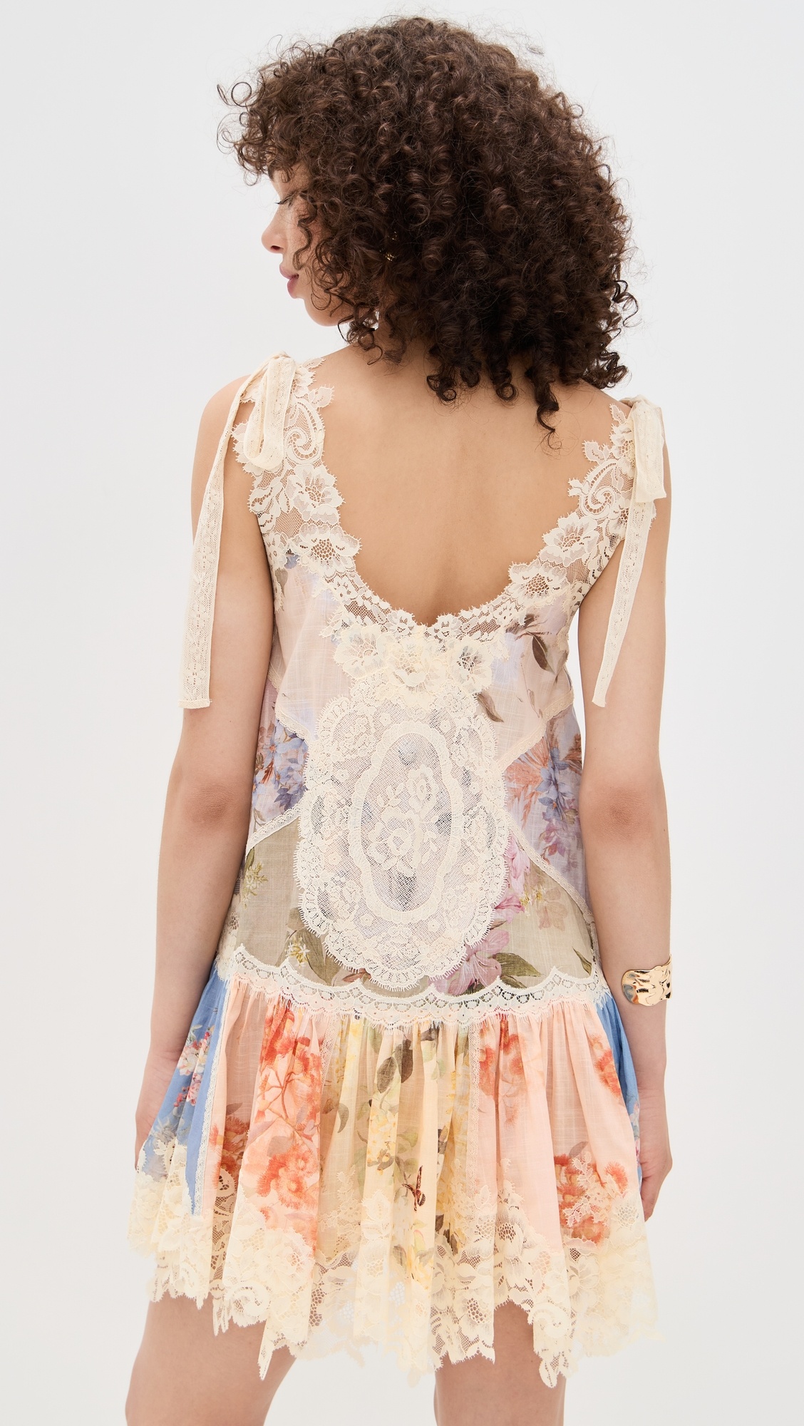 Cascadian Lace Mini Dress - 2