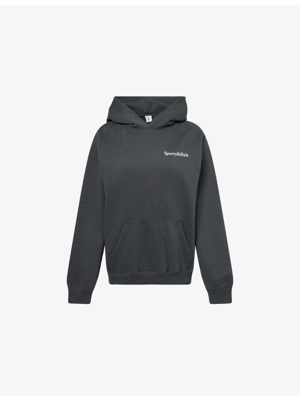 Logo-Print Relaxed-Fit Cotton-Blend Hoody - 1
