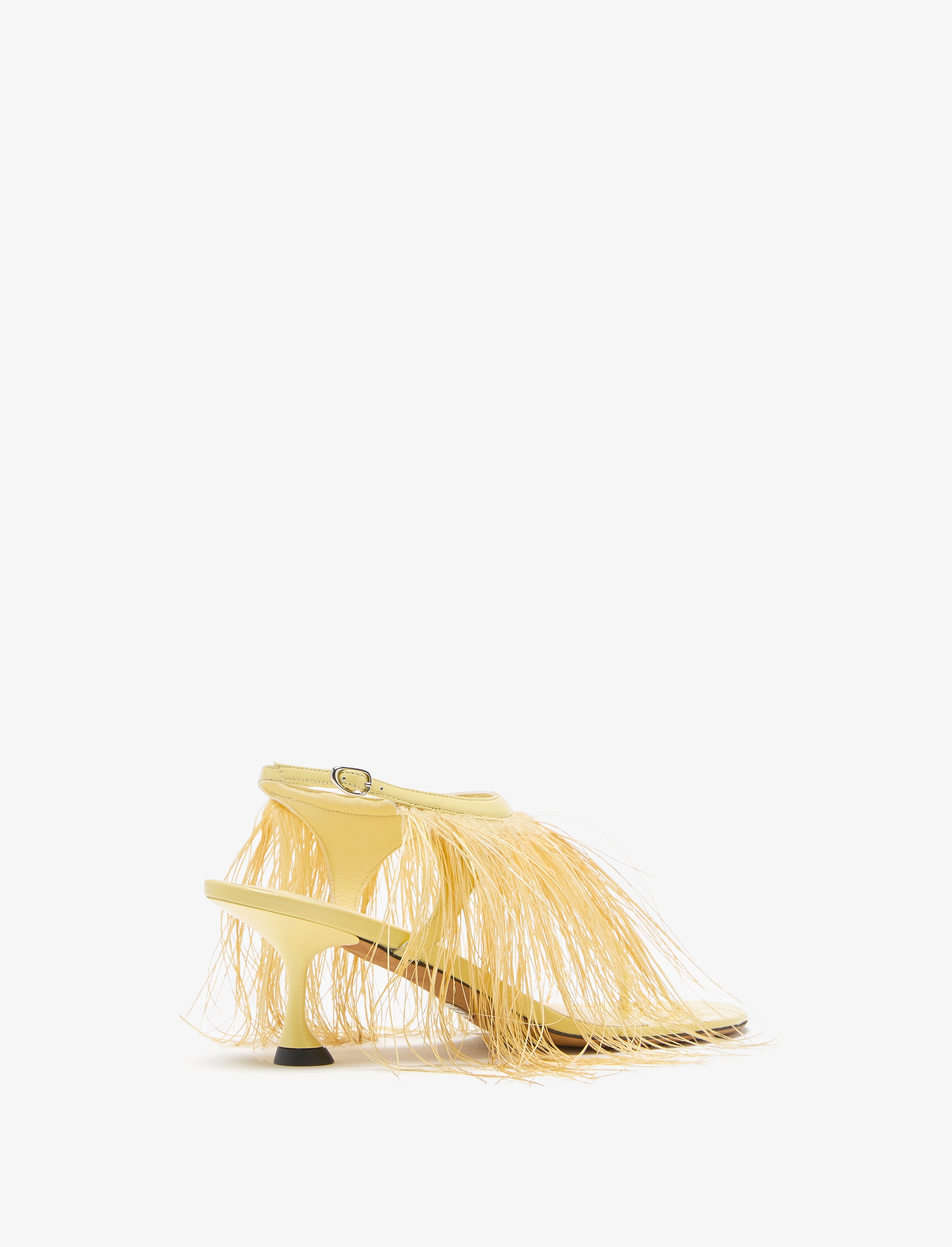 Tee Thong Feather Sandals in Slick Nappa - 3