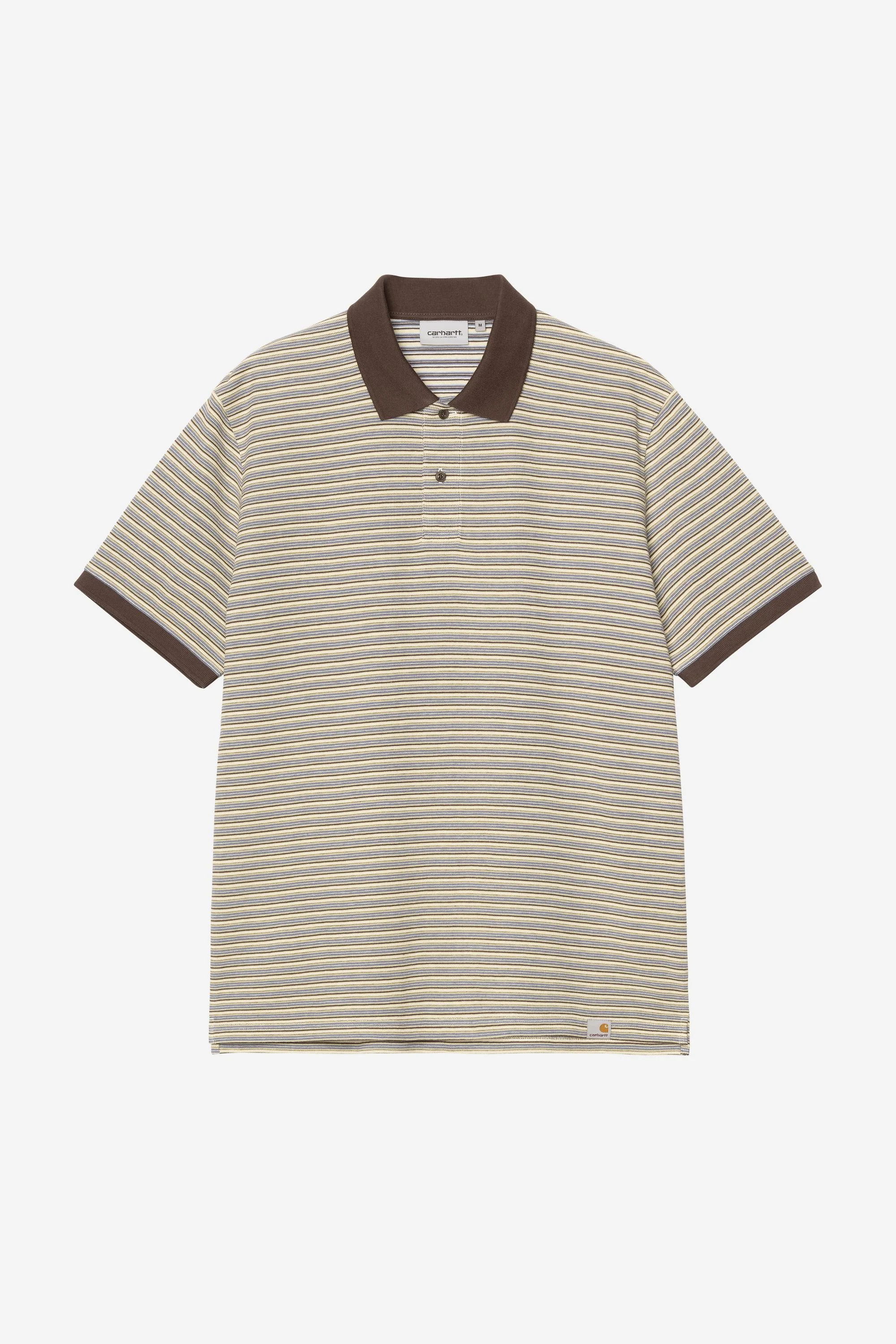 Short Sleeve Dion Stripe Polo - 1