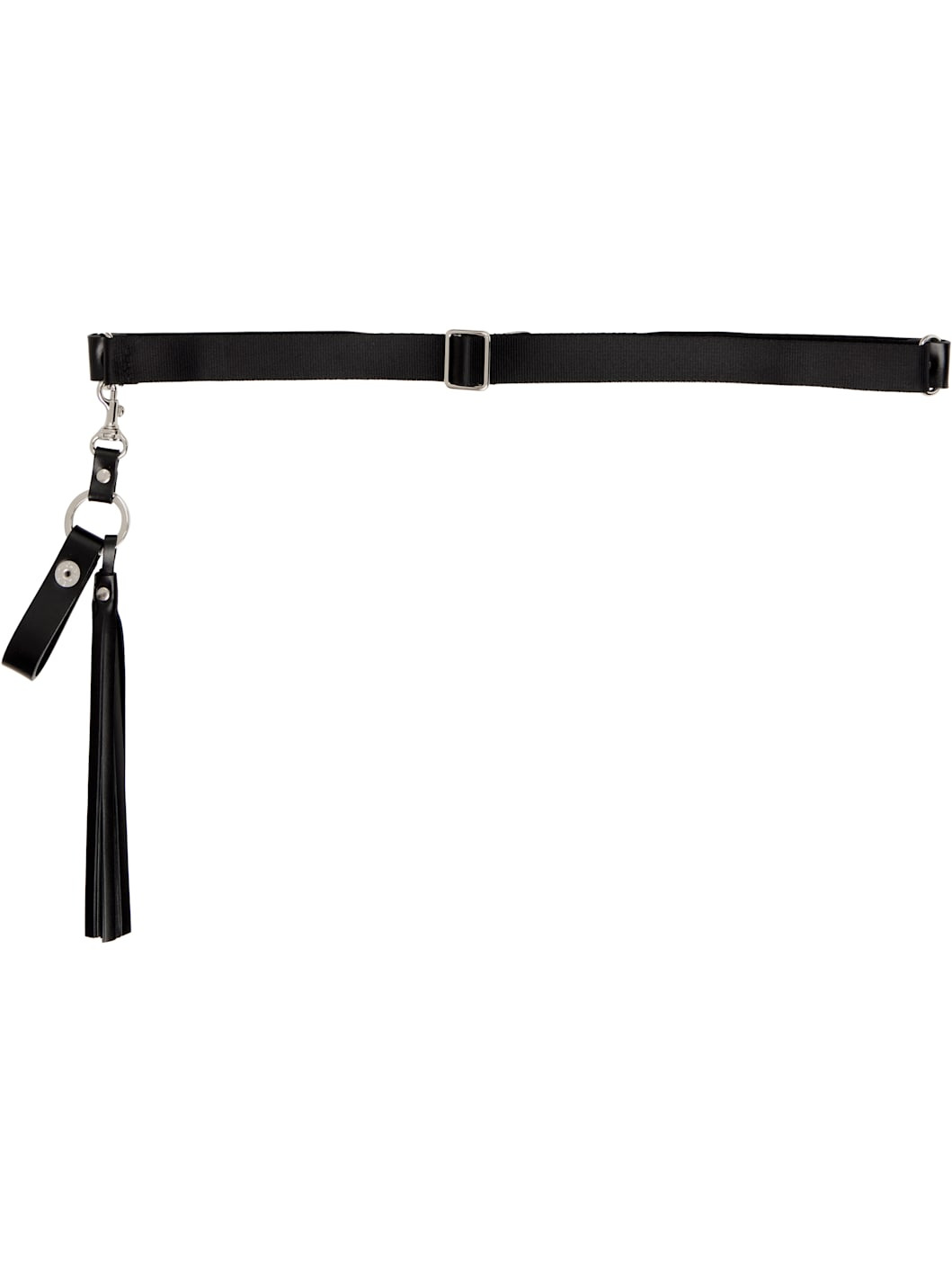 Black Tassel Key Ring Belt - 2