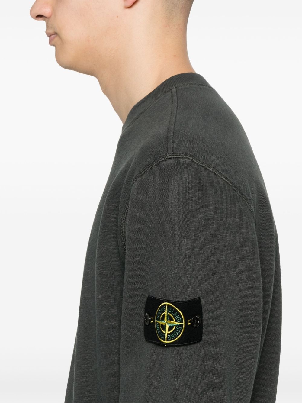 Compass-badge sweatshirt - 5