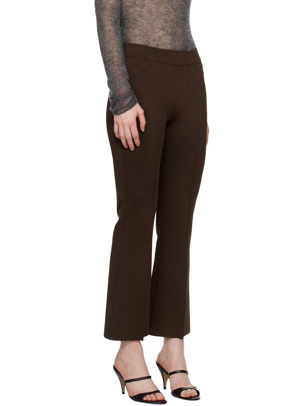 Brown NSFW Kick Trousers - 2