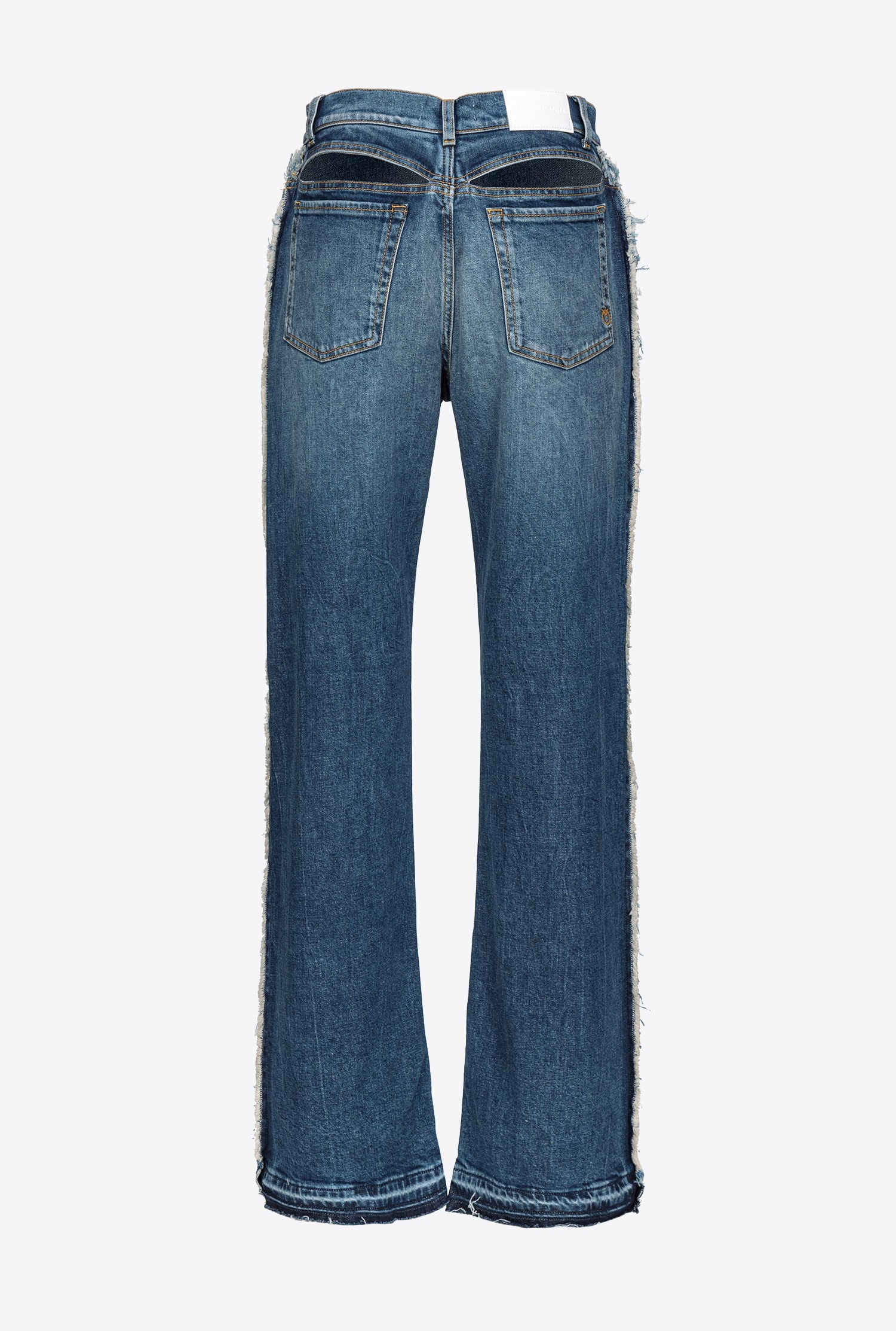 WIDE-LEG JEANS WITH CUT-OUT - 7