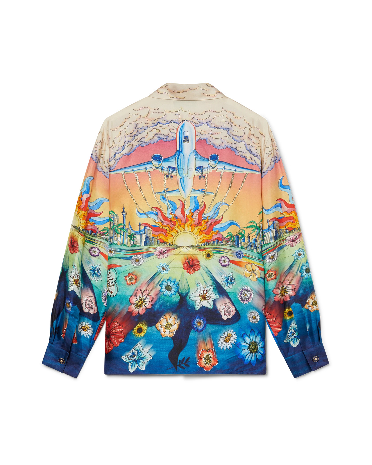 L'Envol Silk Shirt | Casablanca Paris - 2