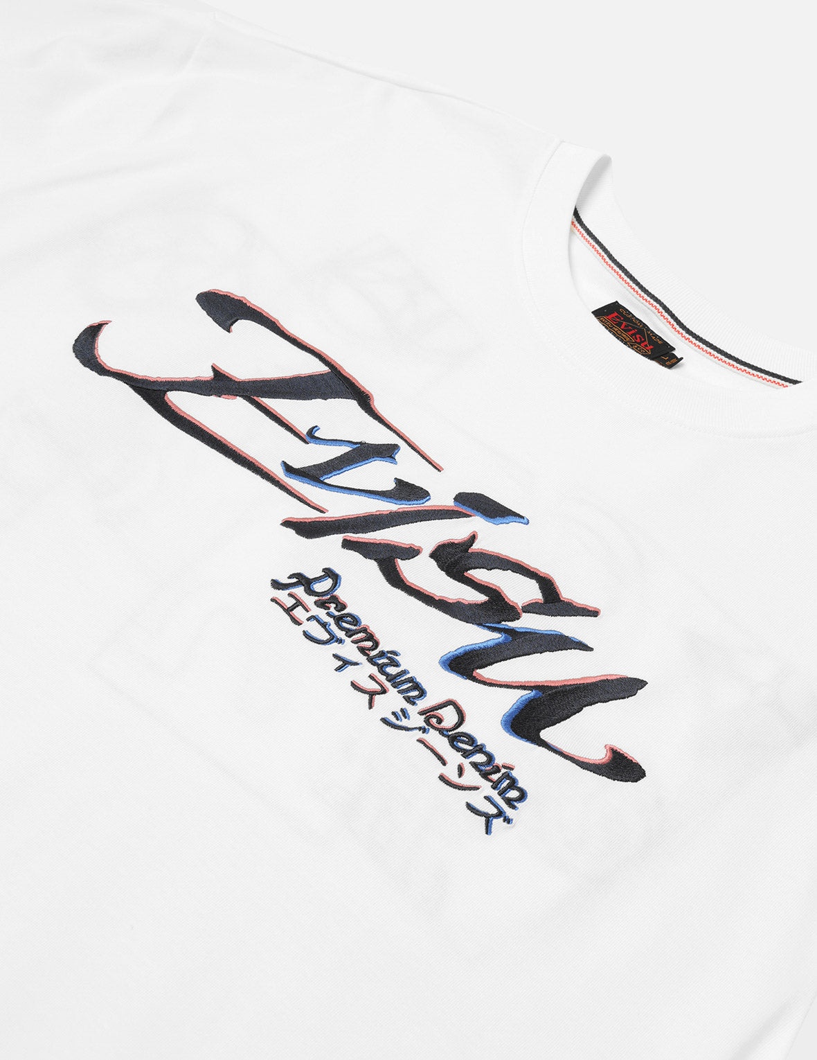 Logo and Kamon Embroidery Loose Fit T-Shirt - 7