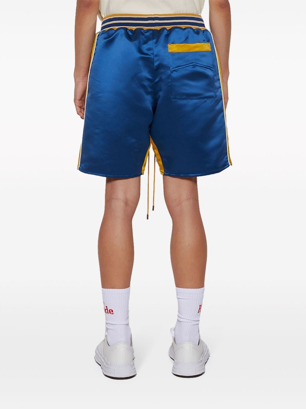 Palm Eagles satin shorts - 5