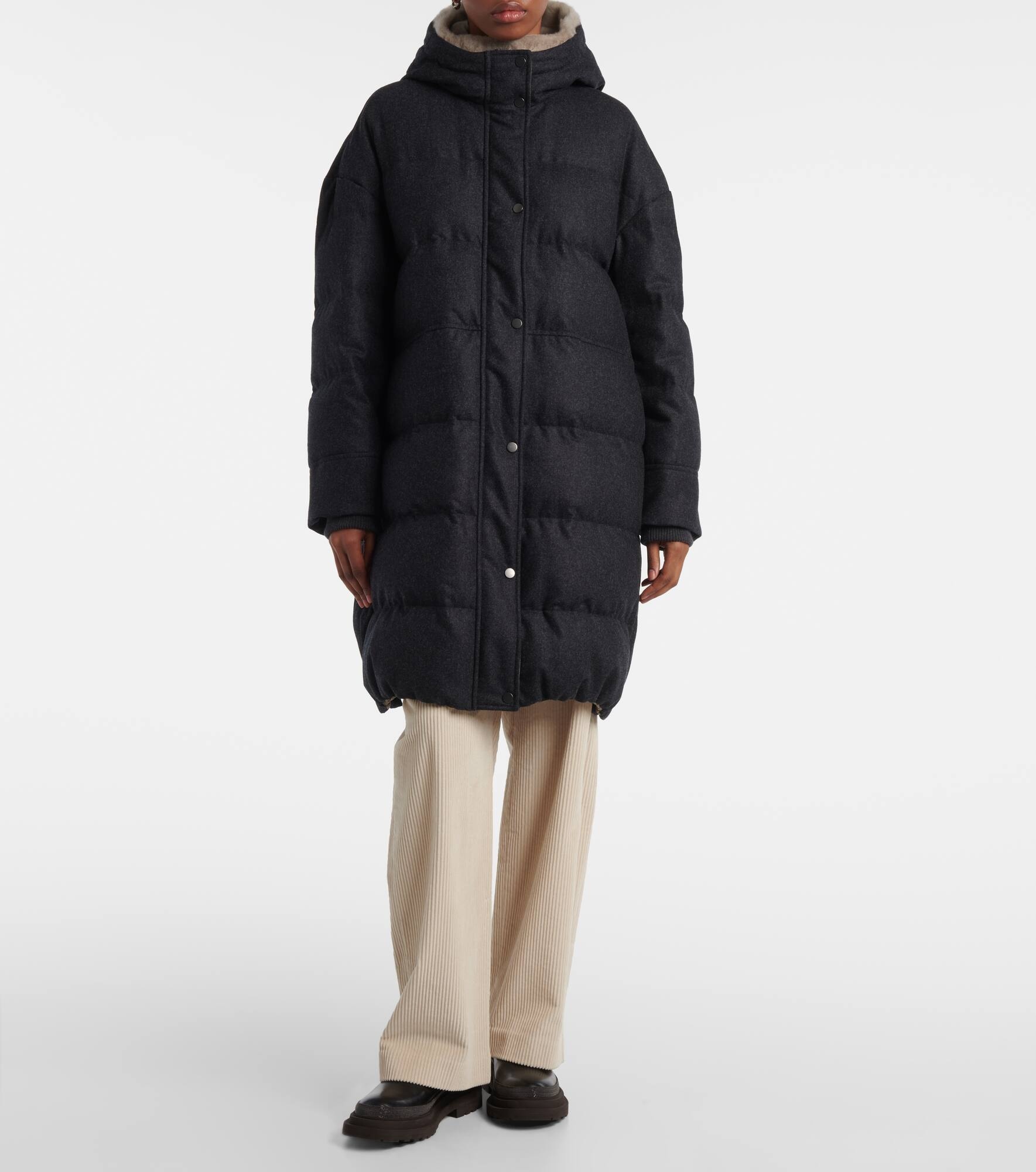 Padded wool jacket - 8