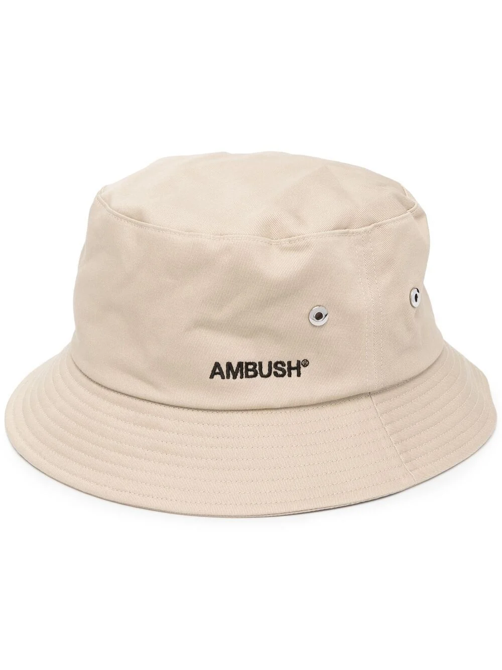 logo-embroidered bucket hat - 1