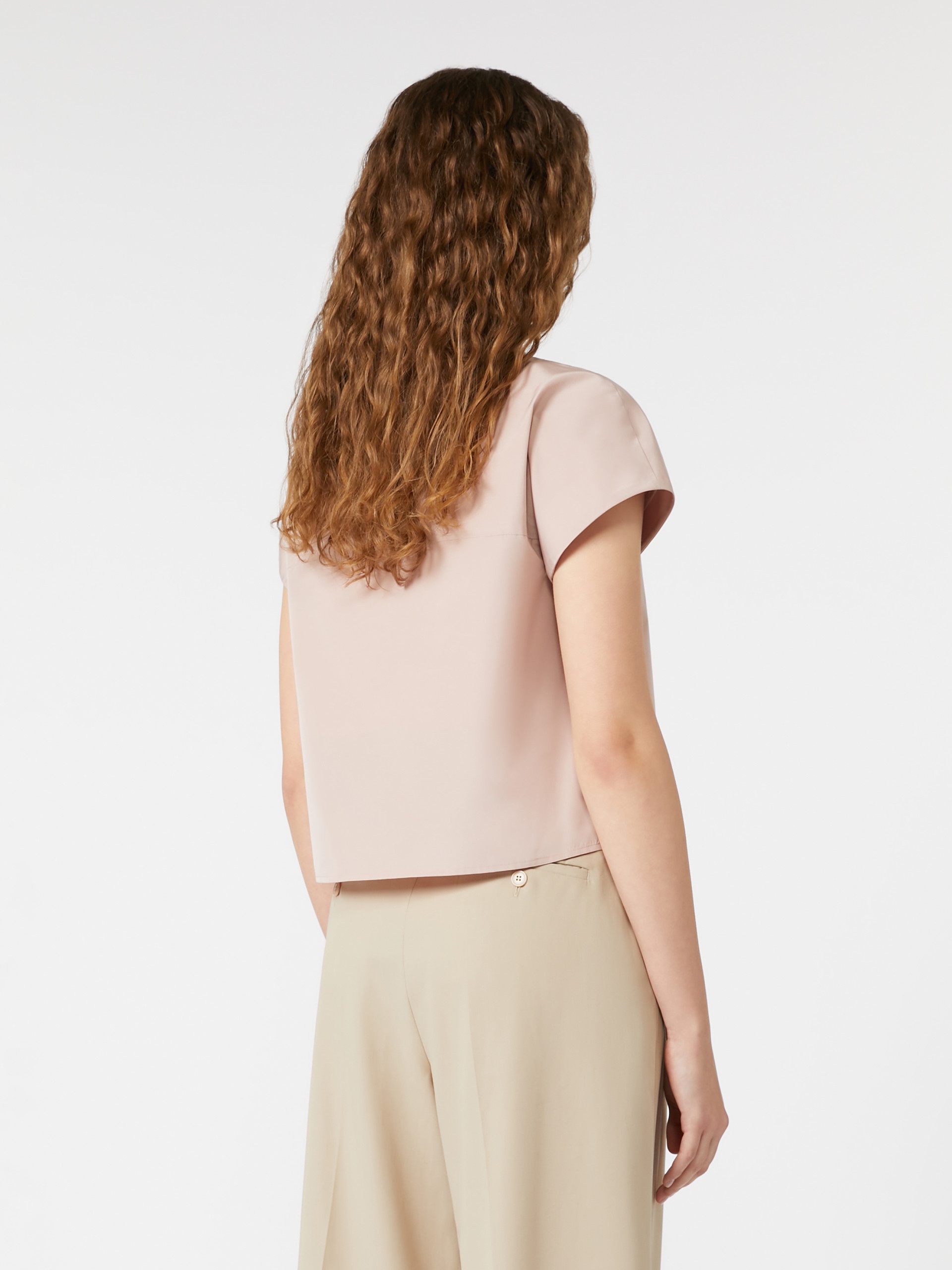 PARANA Taffeta boxy top - 4