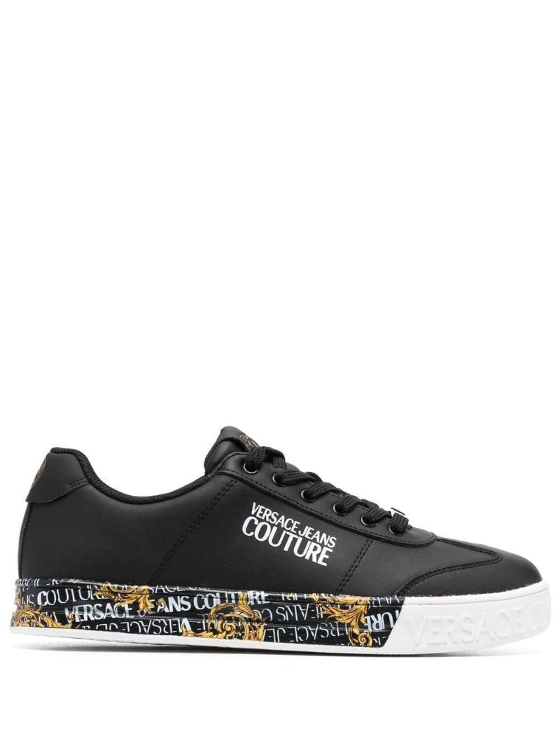 logo-print lace-up sneakers 1