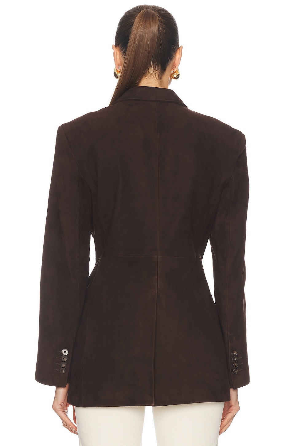 Slim Suede Blazer - 3
