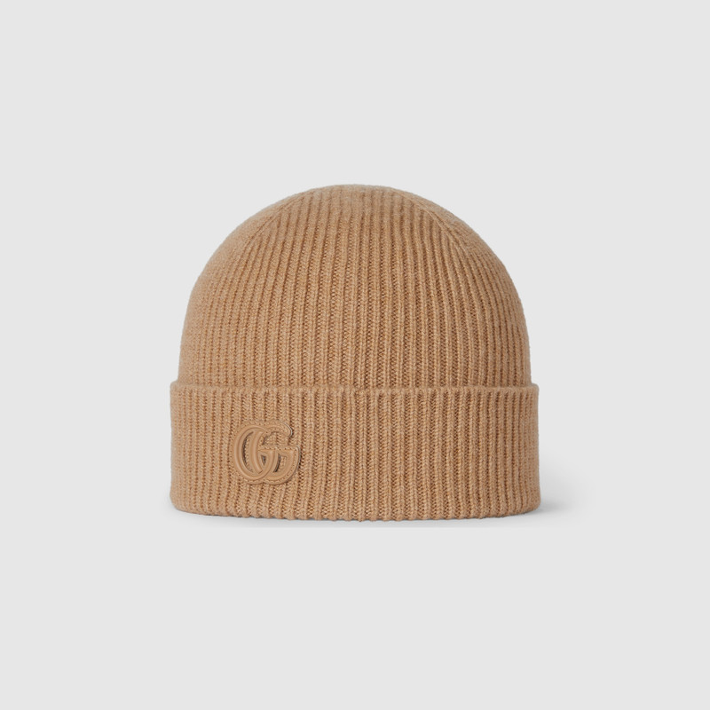 GUCCI Cashmere hat with patch outlook