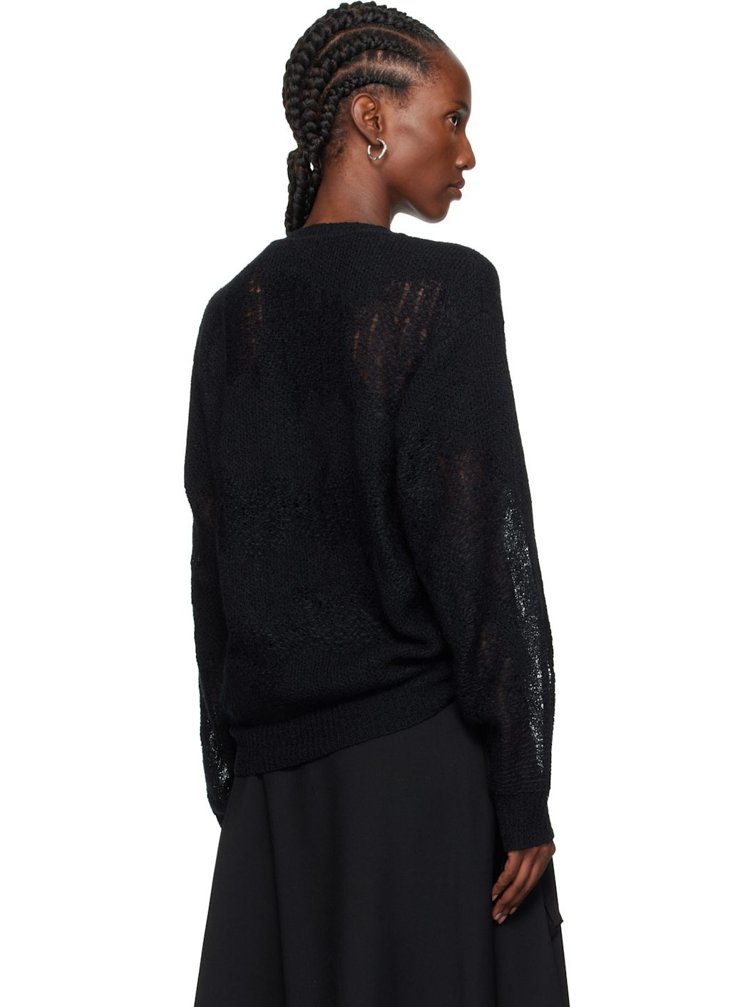 Black Lalla Oversize Sweater - 3