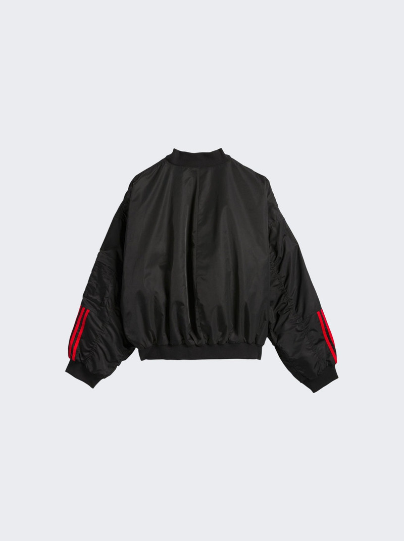 adidas X Willy Chavarria Satin Bomber Jacket Black outlook