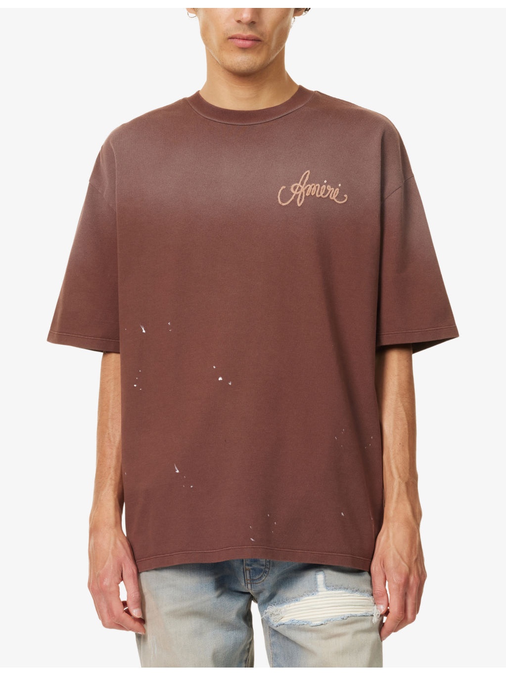 Design Studio Embroidered Cotton T-Shirt - 3