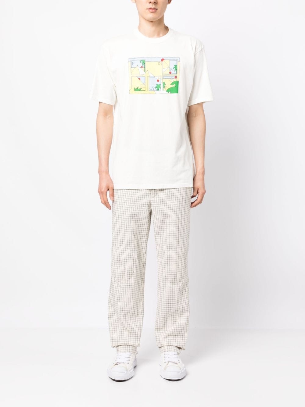 slogan-print cotton T-shirt - 2