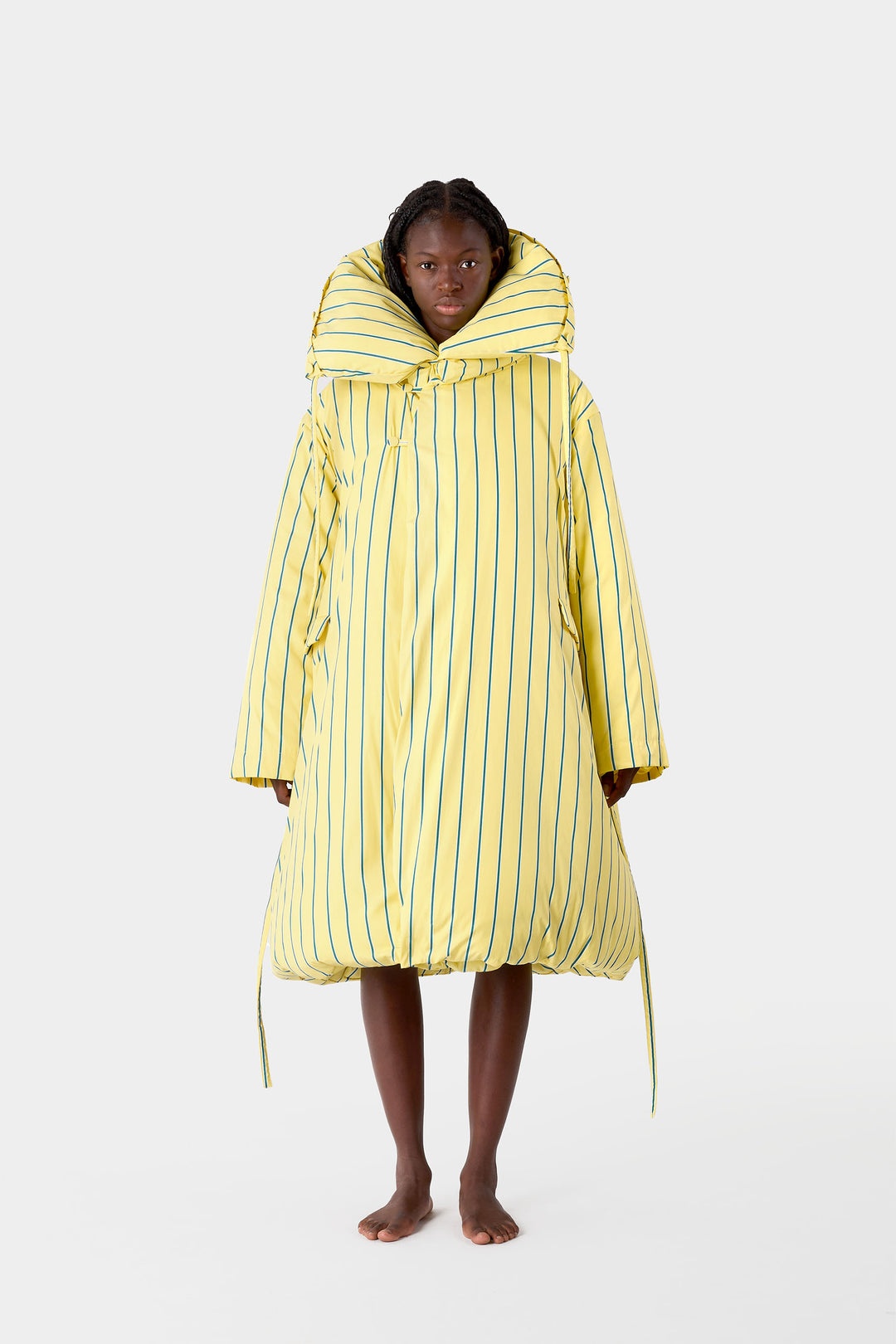 BLANKET JACKET / yellow stripes - 5