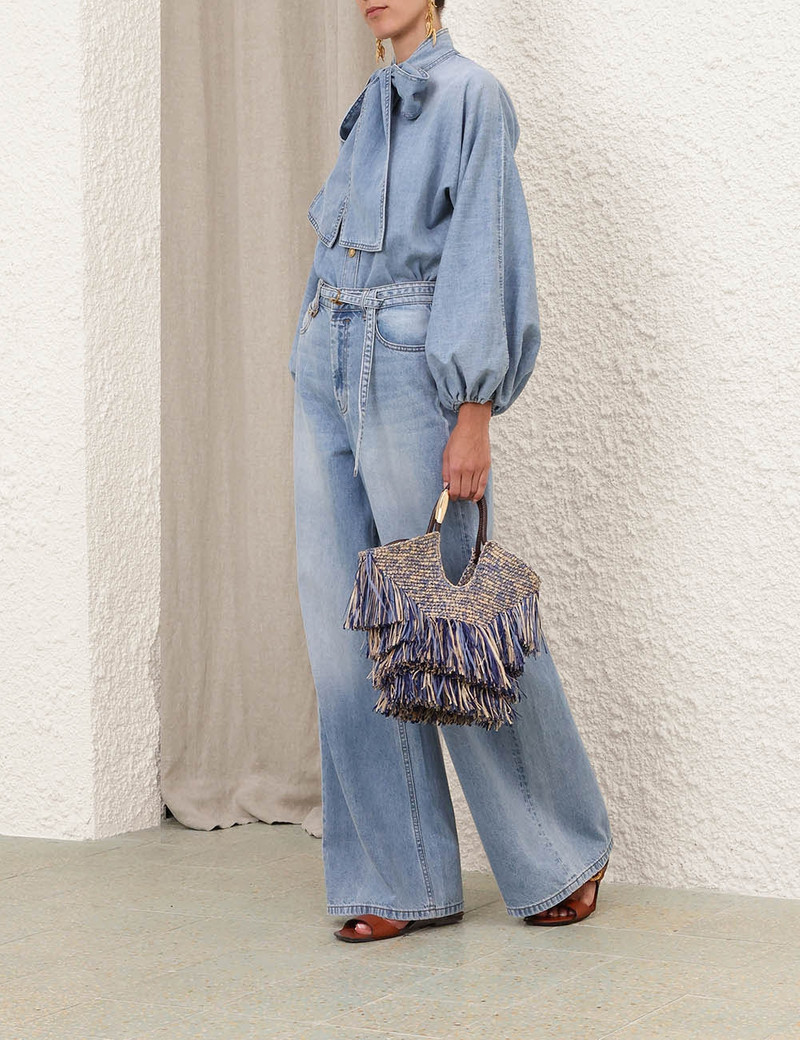 Zimmermann INDRA DENIM RELAXED FLARE JEAN outlook