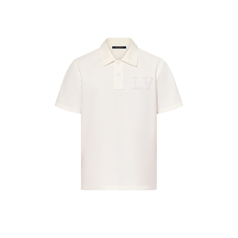 Poplin Polo With Embroidered LV Patch - 1
