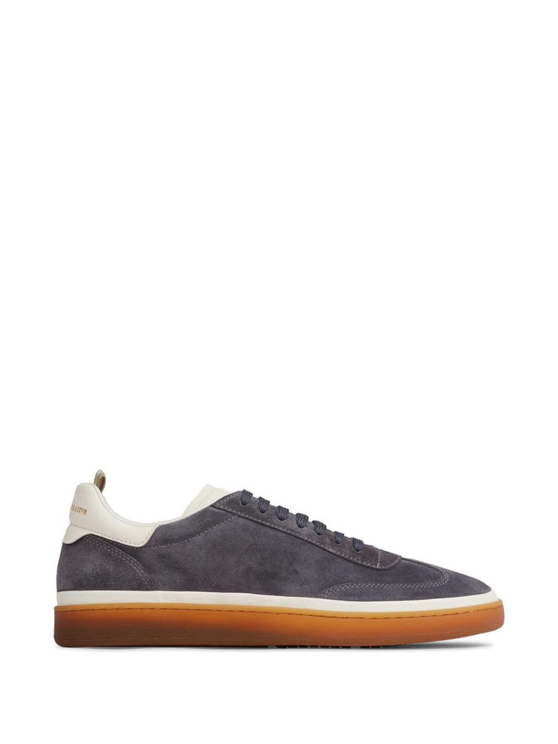 suede lace-up sneakers 1