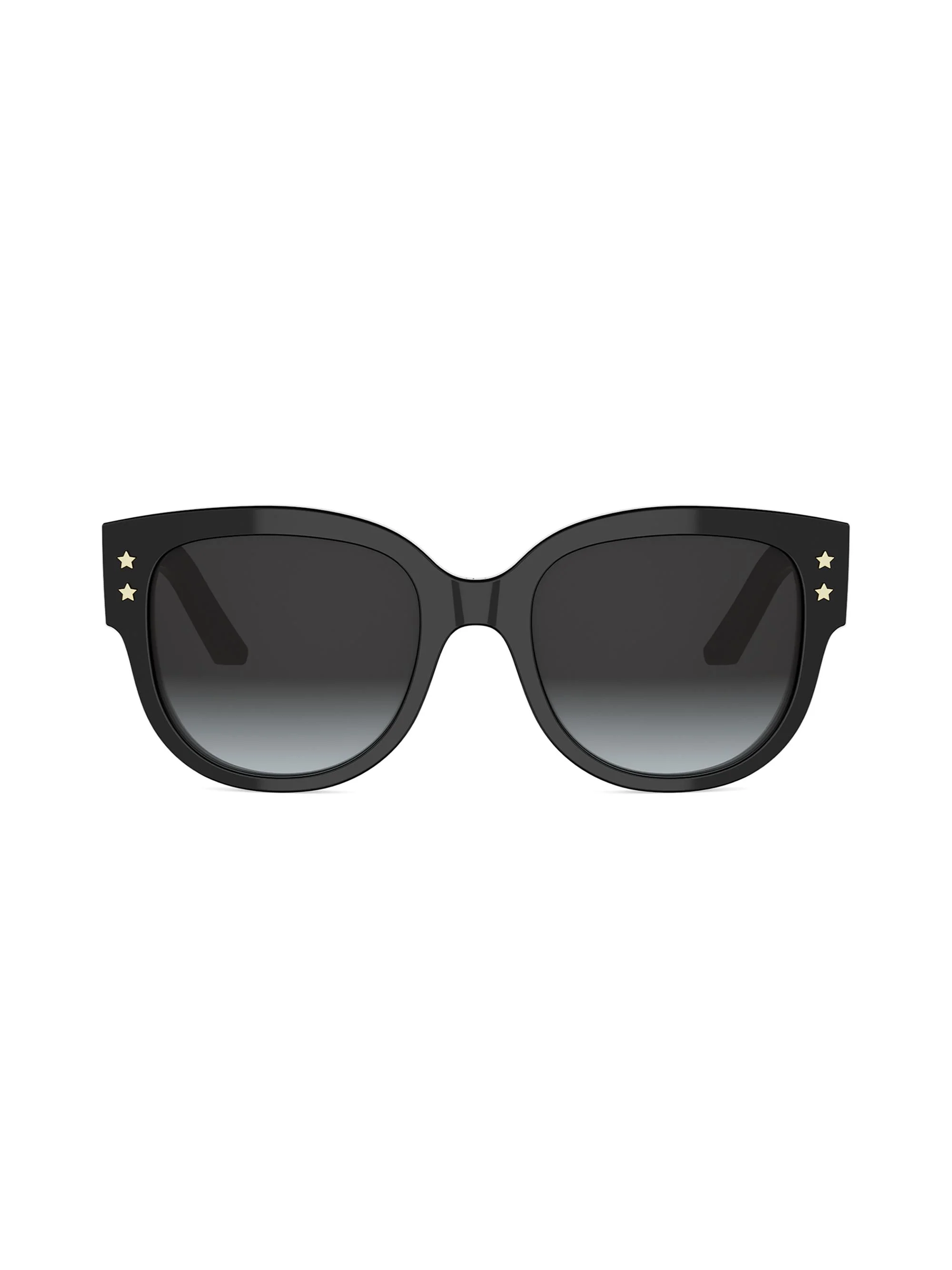 Women's DiorPacific B2I 55MM Butterfly Sunglasses - Black And Gradient Smoke - 1