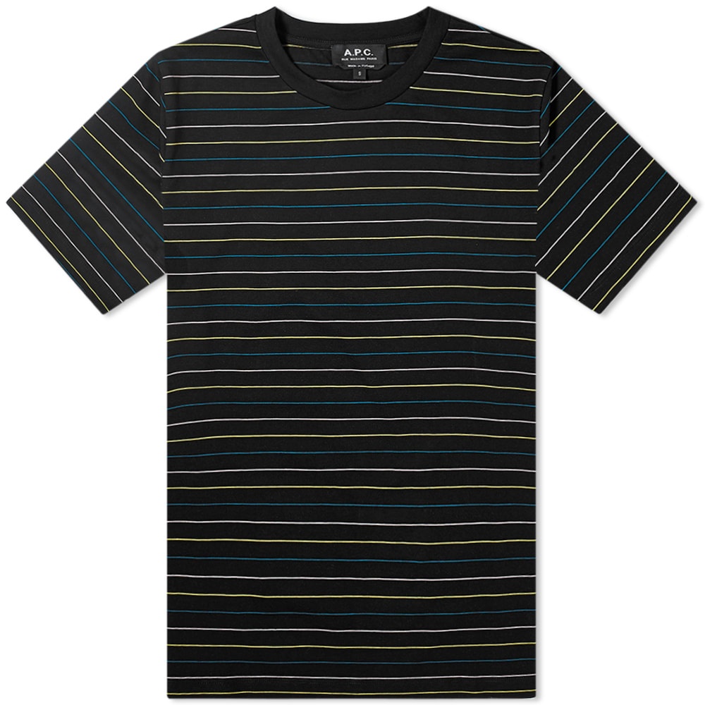 A.P.C. Milo Wide Stripe Tee - 1