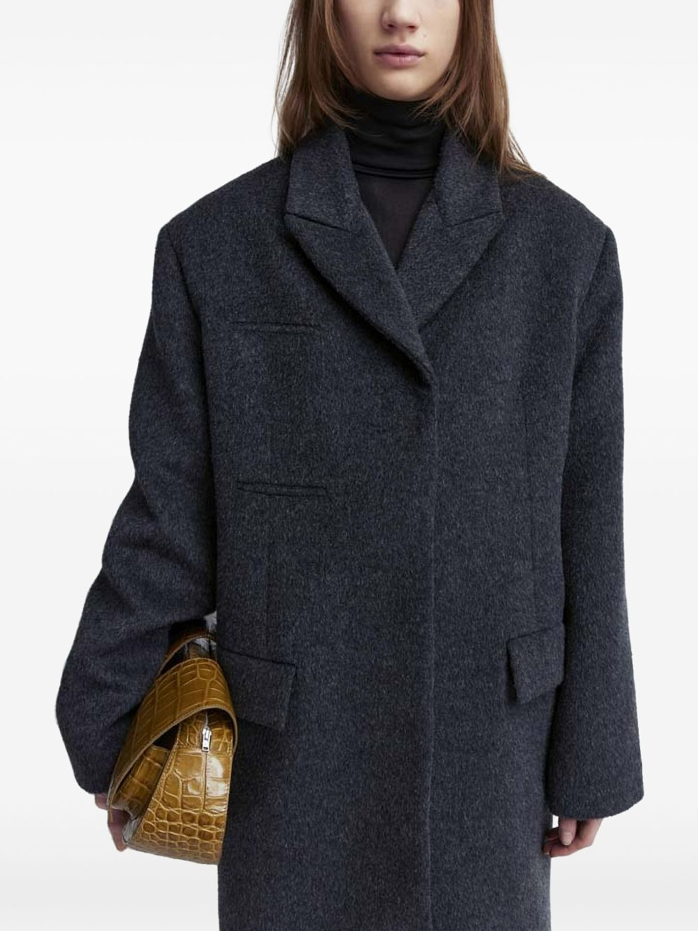 Baron single-breasted coat - 6