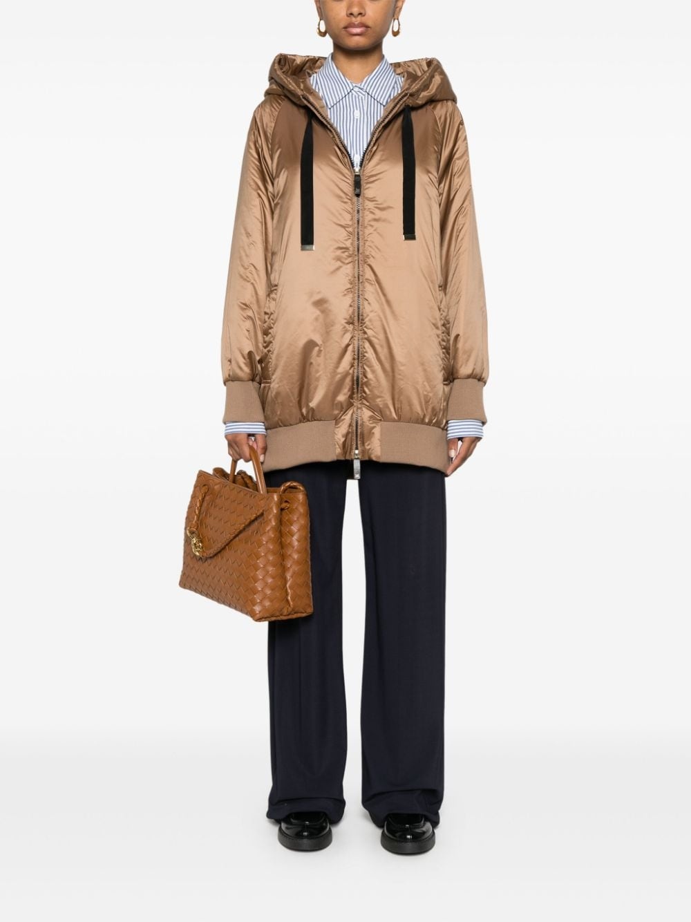 hooded parka coat - 2