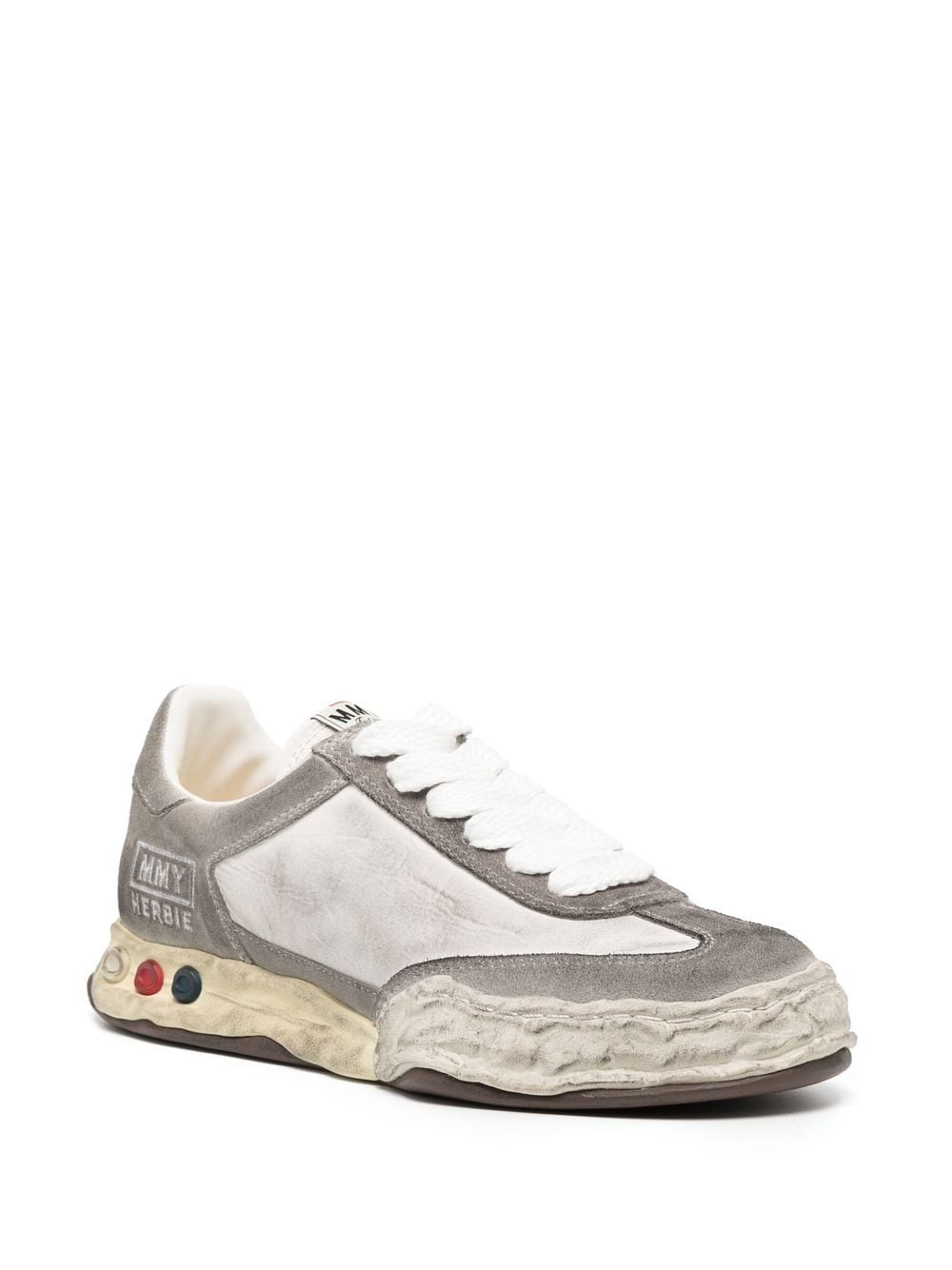 Herbie distressed-effect trainers - 2