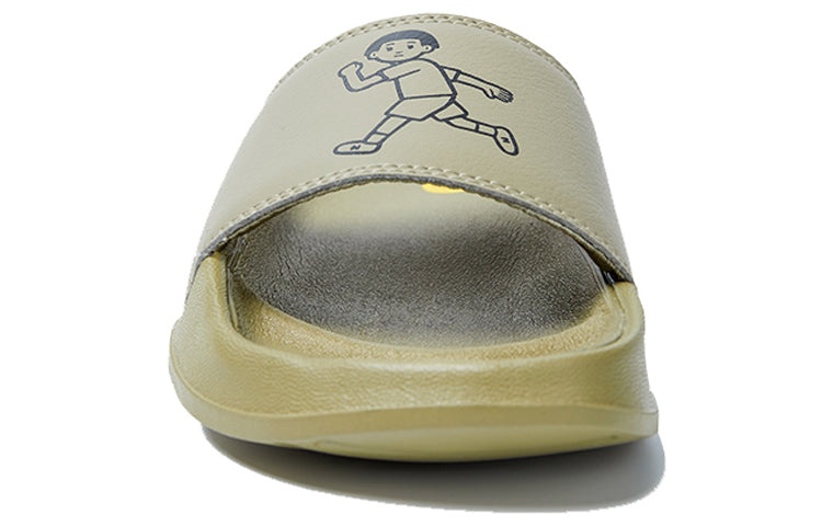 (WMNS) New Balance x Noritake Green B Wide Slippers SWF200NO - 3