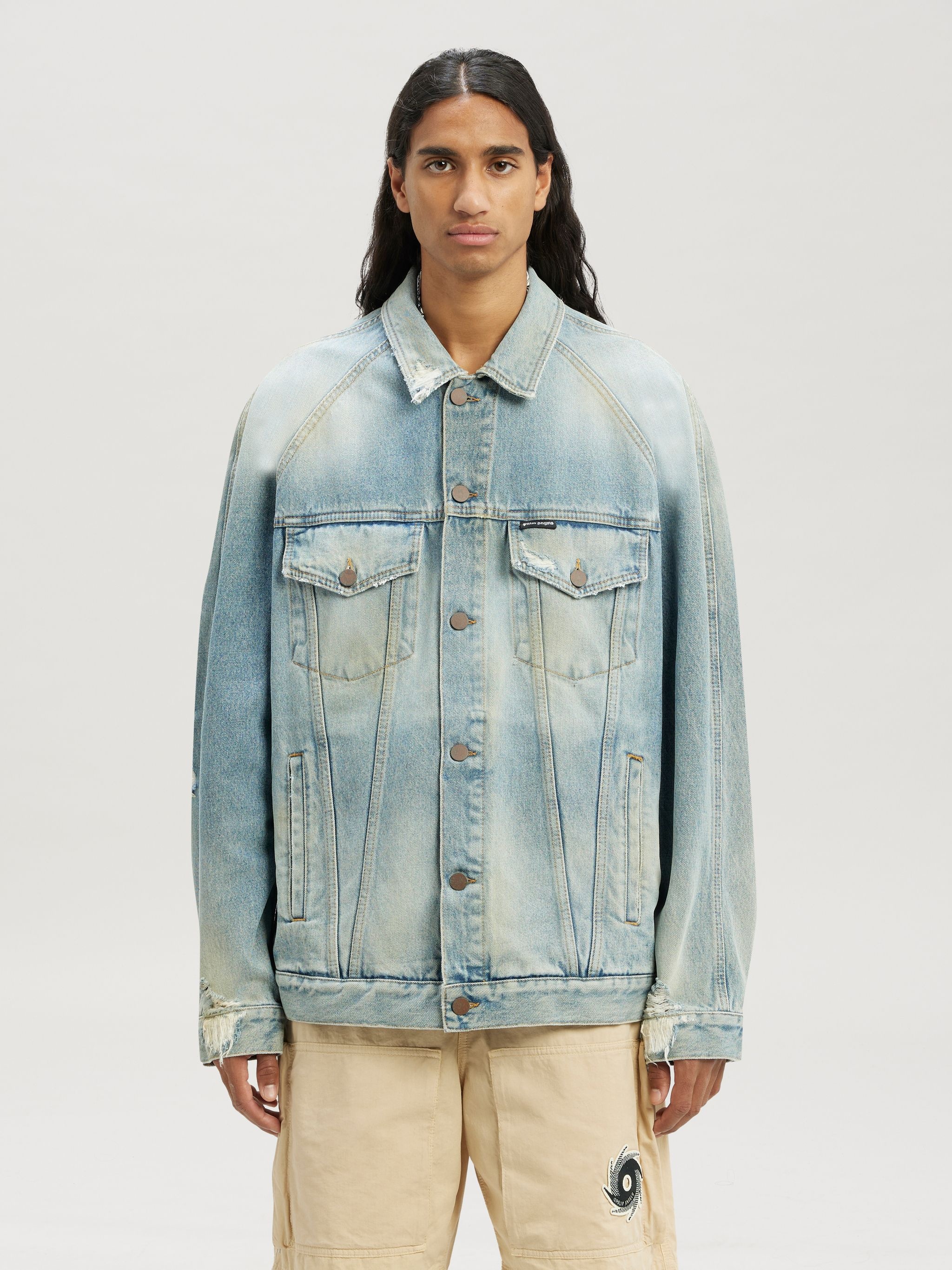 Light Wash Sunset Loose Denim - 3