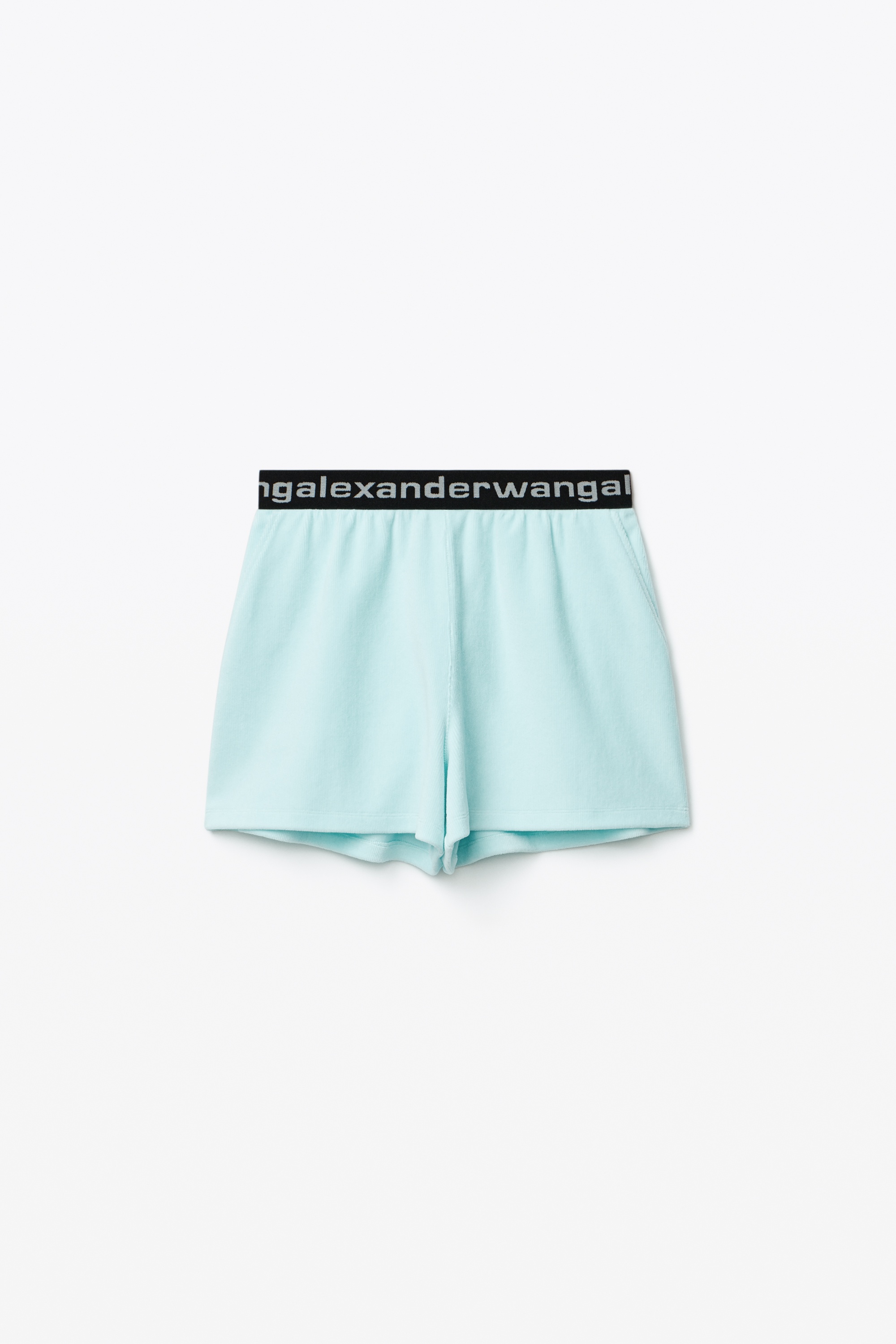 LOGO ELASTIC SHORT IN STRETCH CORDUROY - 1