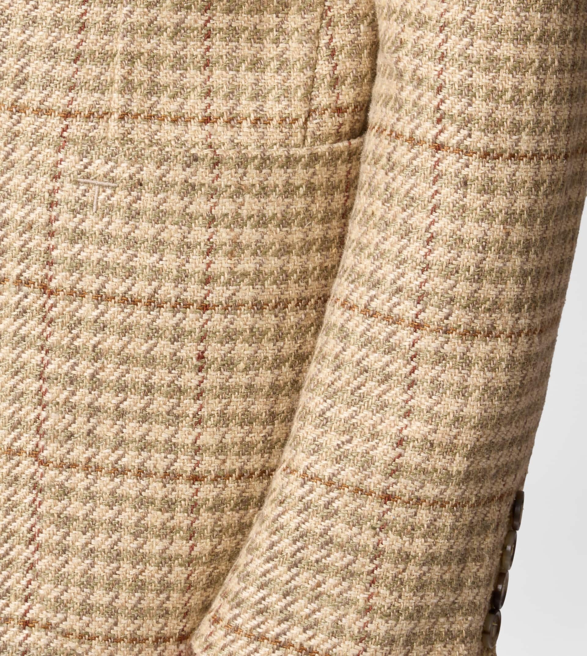 BLAZER IN SILK BLEND LINEN - BEIGE - 6
