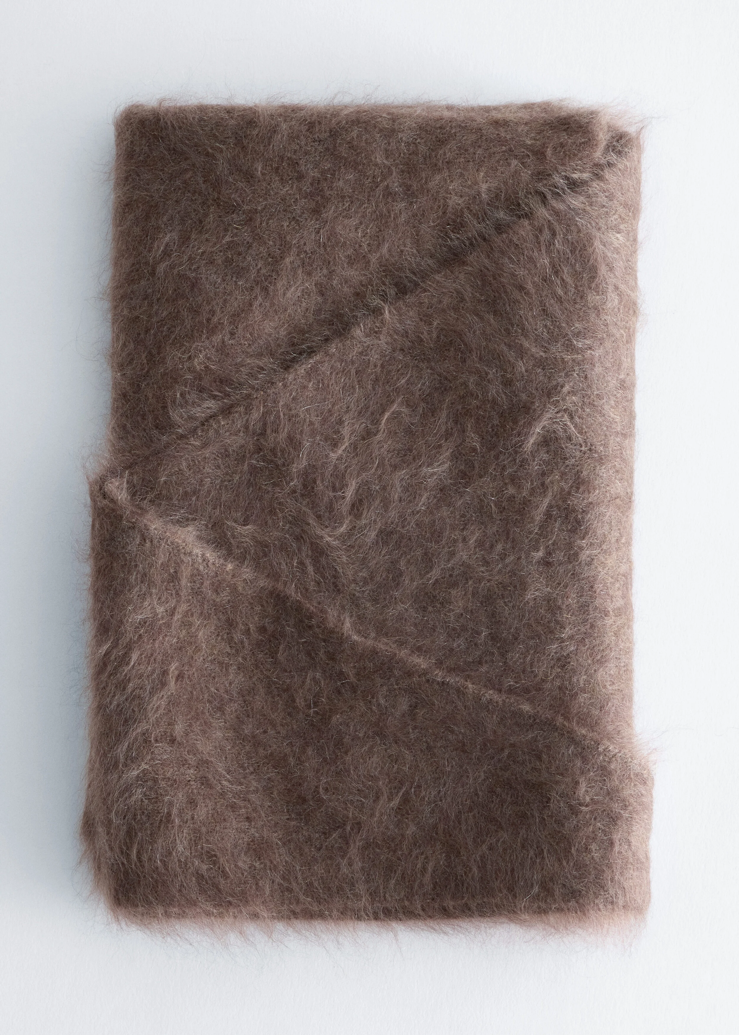Brushed Cashmere Triangle Scarf - 1