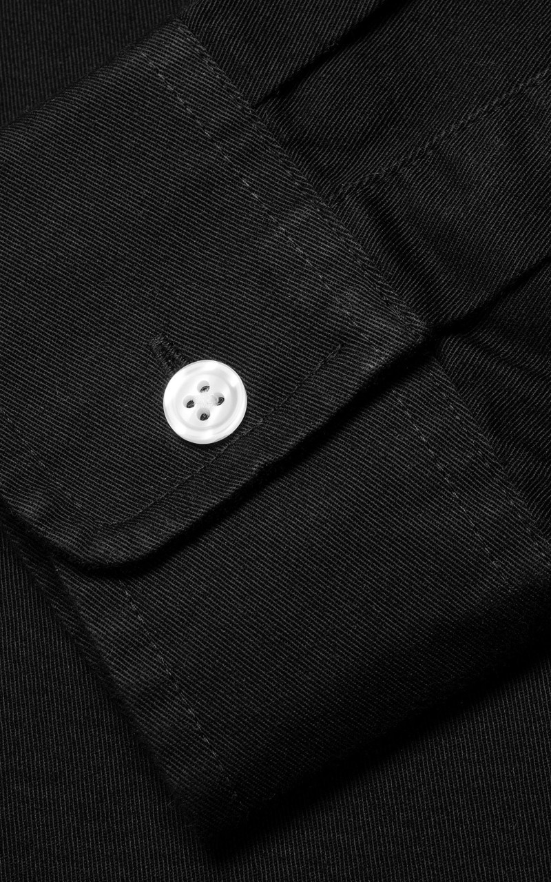 L/S MADISON SHIRT BLACK/WAX - 8