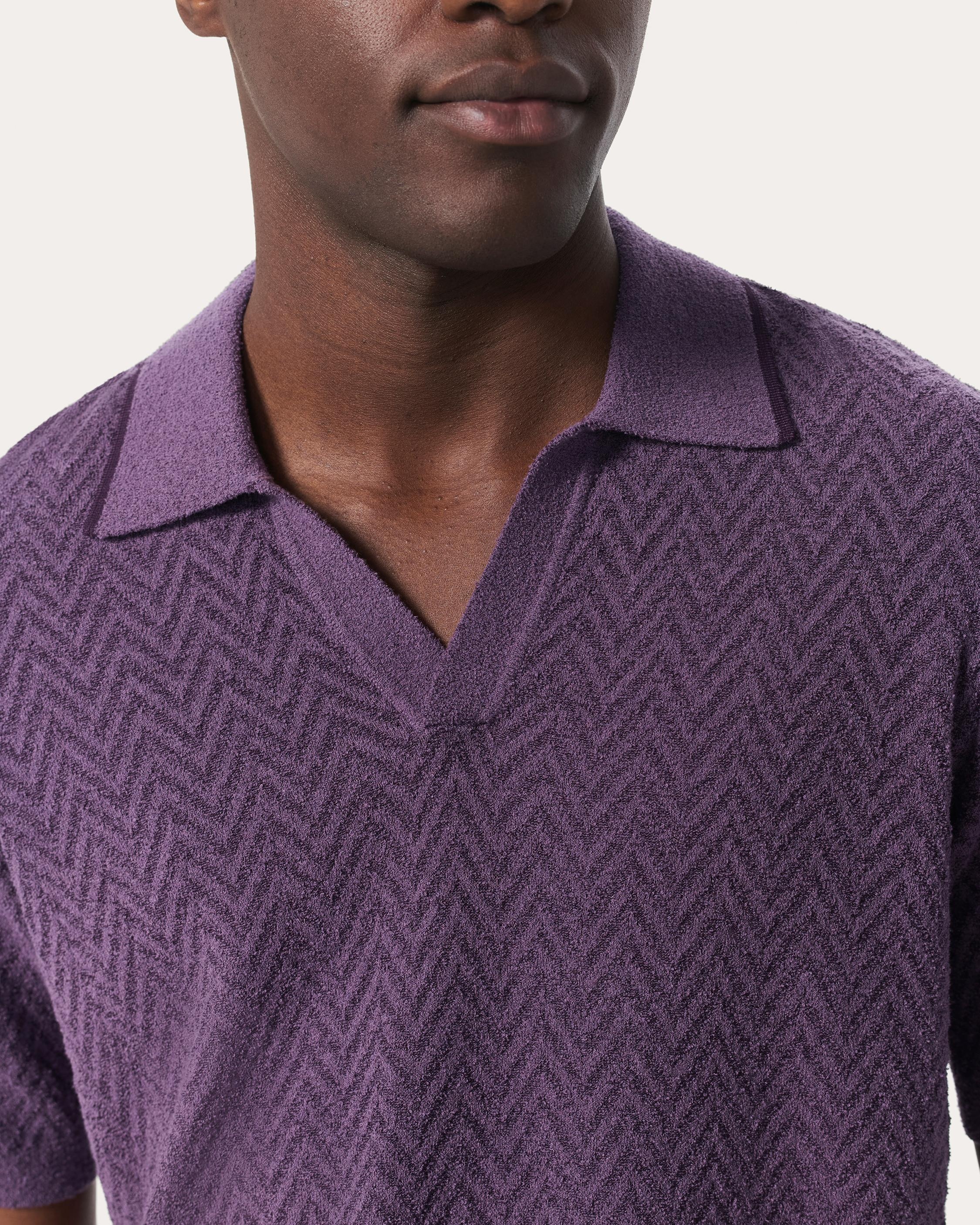 Zuma Herringbone Knit Polo Shirt
Terry Toweling - 4